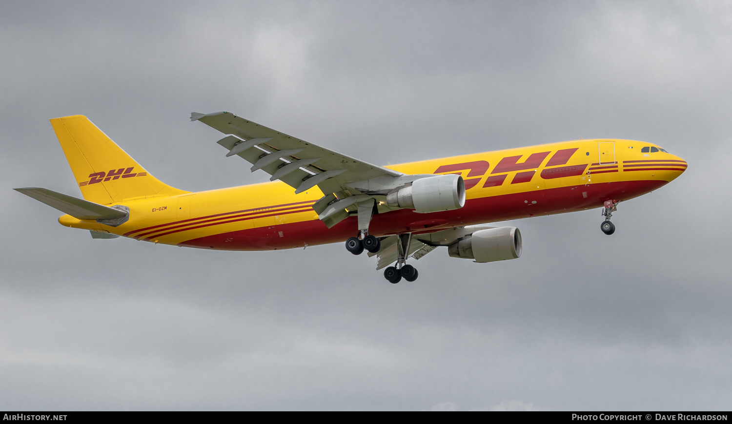 Aircraft Photo of EI-OZM | Airbus A300B4-622R(F) | DHL International | AirHistory.net #471210