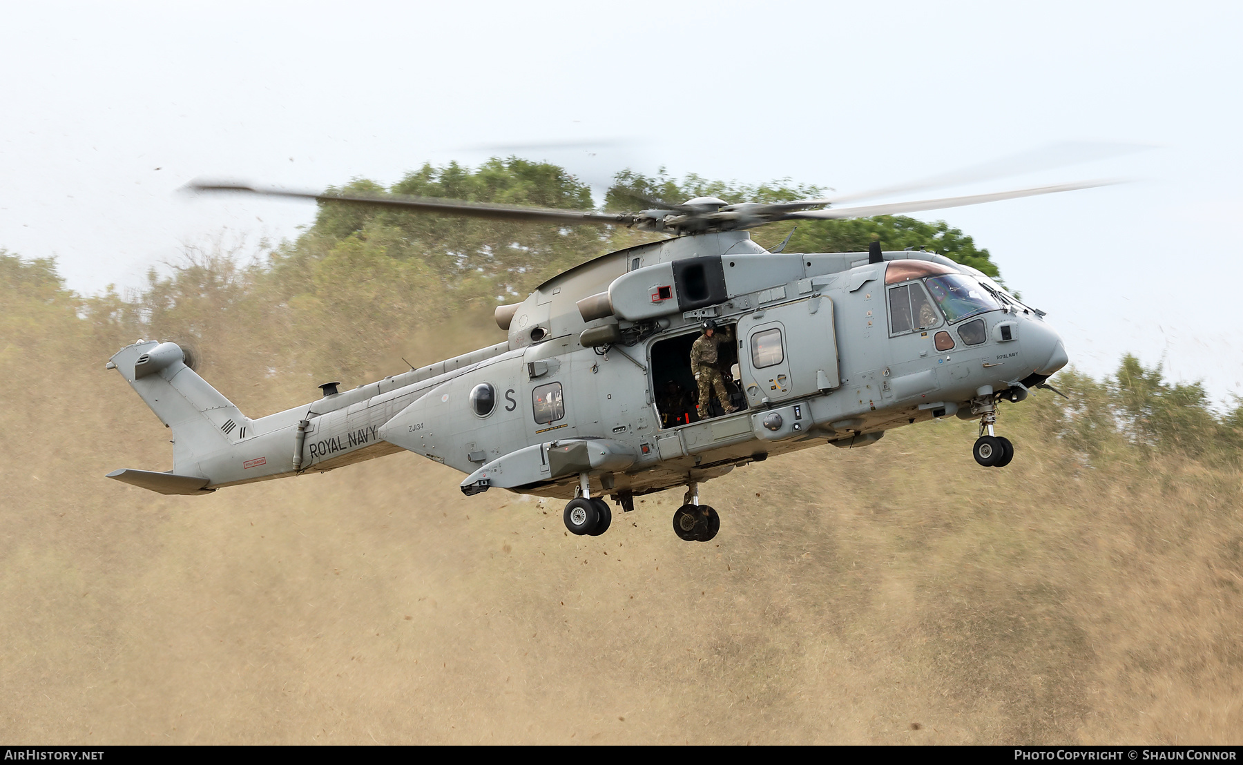 Aircraft Photo of ZJ134 | EHI EH101-411 Merlin HC4 | UK - Navy | AirHistory.net #471216