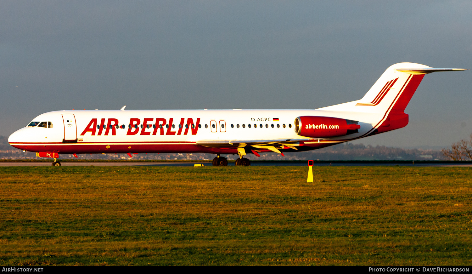 Aircraft Photo of D-AGPC | Fokker 100 (F28-0100) | Air Berlin | AirHistory.net #471221