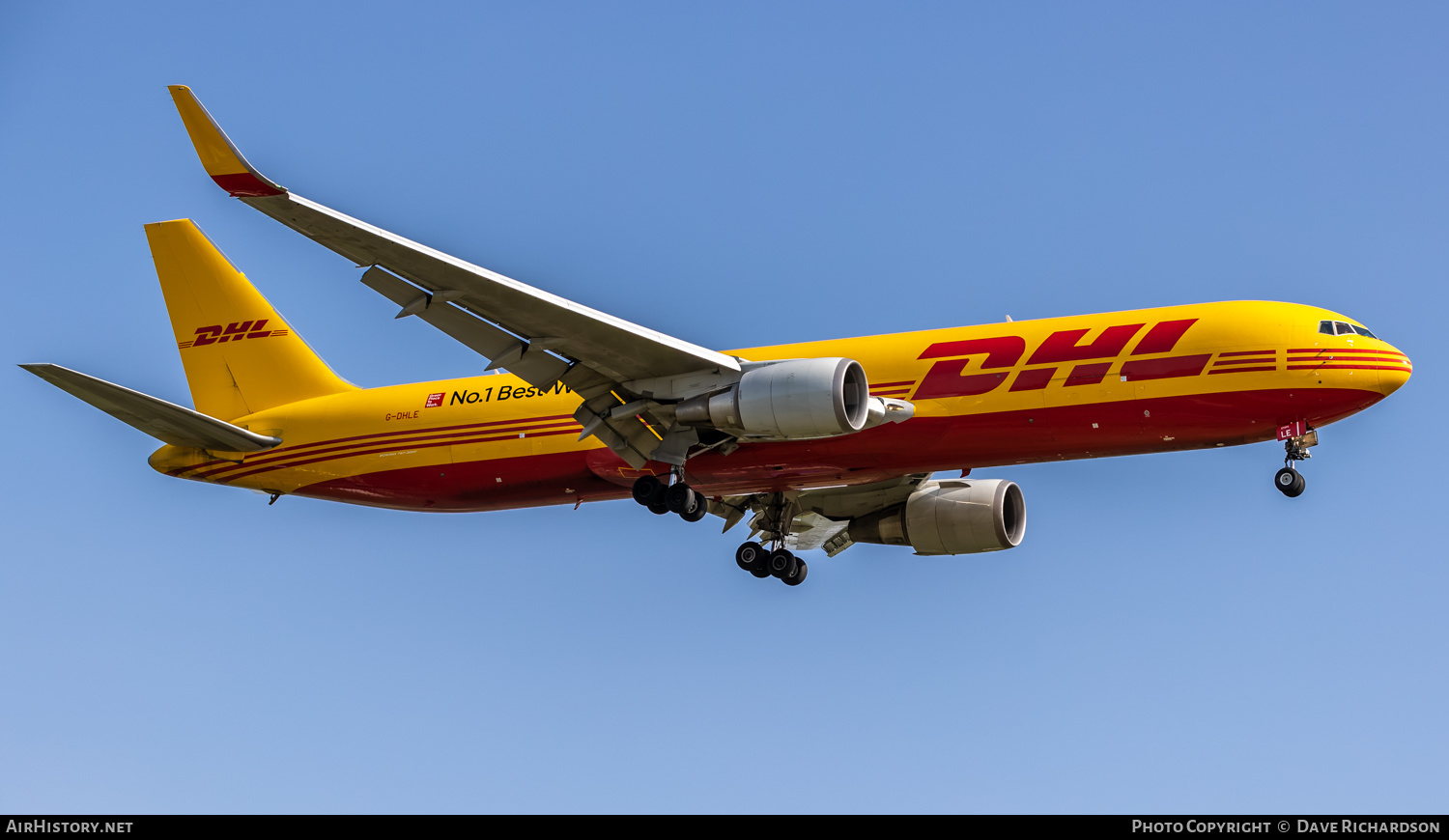 Aircraft Photo of G-DHLE | Boeing 767-3JHF | DHL International | AirHistory.net #471231