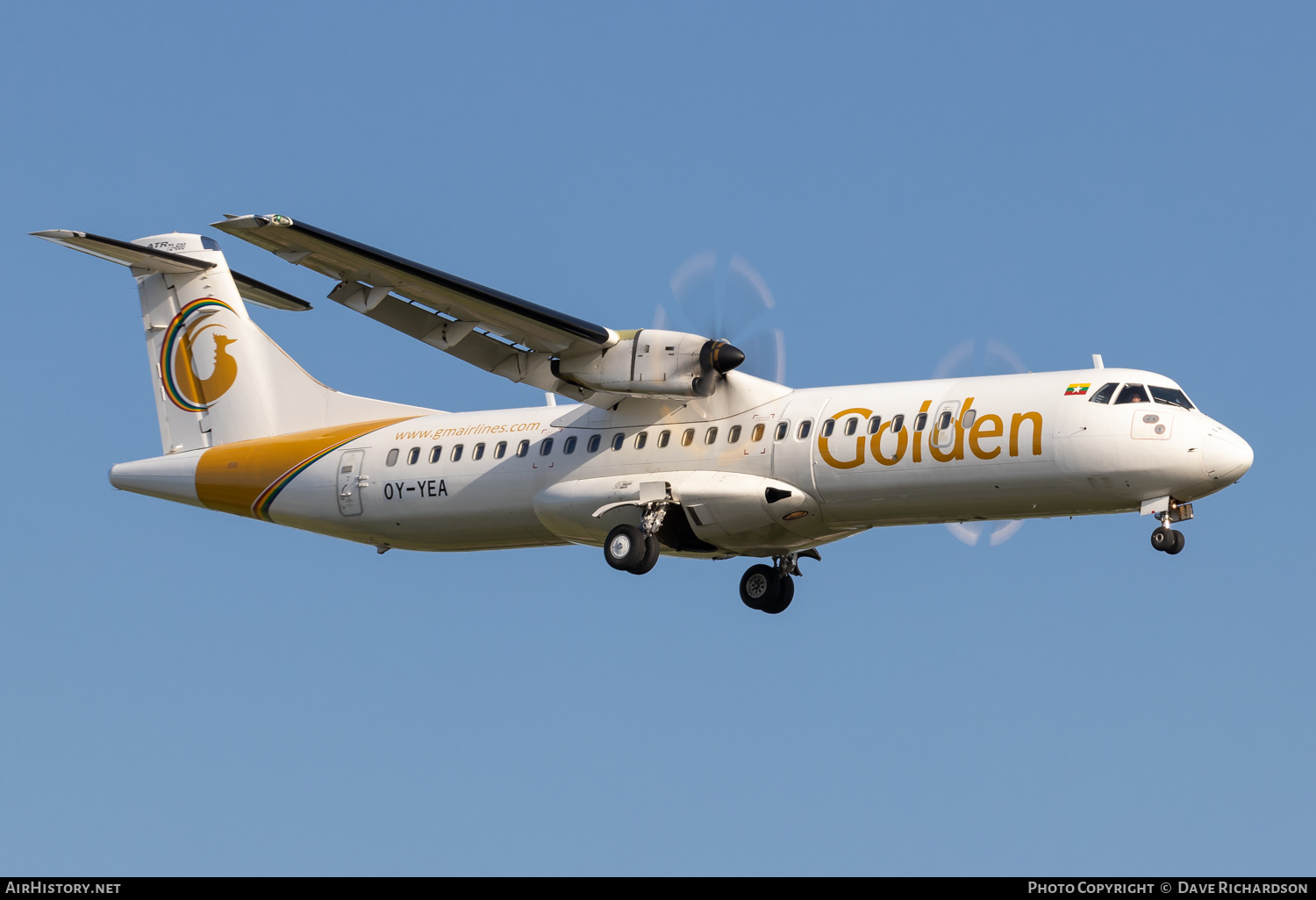 Aircraft Photo of OY-YEA | ATR ATR-72-600 (ATR-72-212A) | Golden Myanmar Airlines | AirHistory.net #471251
