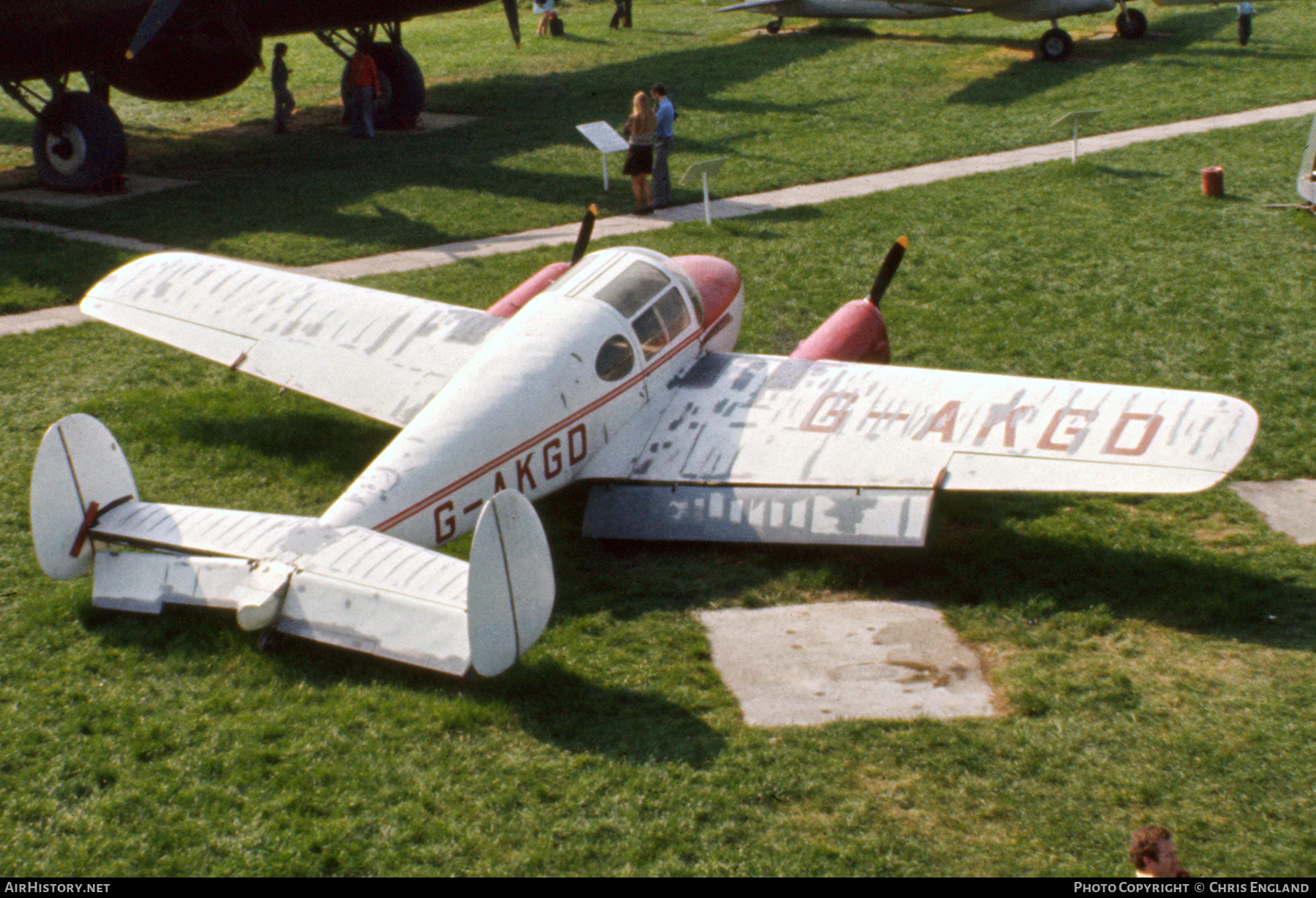 Aircraft Photo of G-AKGD | Miles M.65 Gemini 1A | AirHistory.net #471259