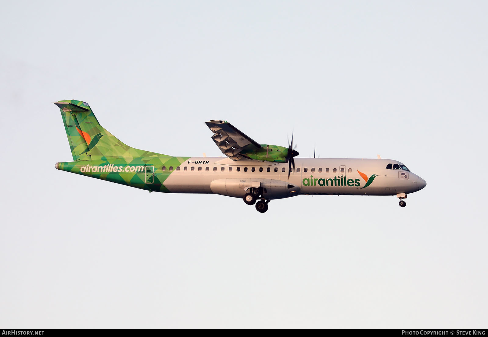 Aircraft Photo of F-OMYM | ATR ATR-72-600 (ATR-72-212A) | Air Antilles | AirHistory.net #471290