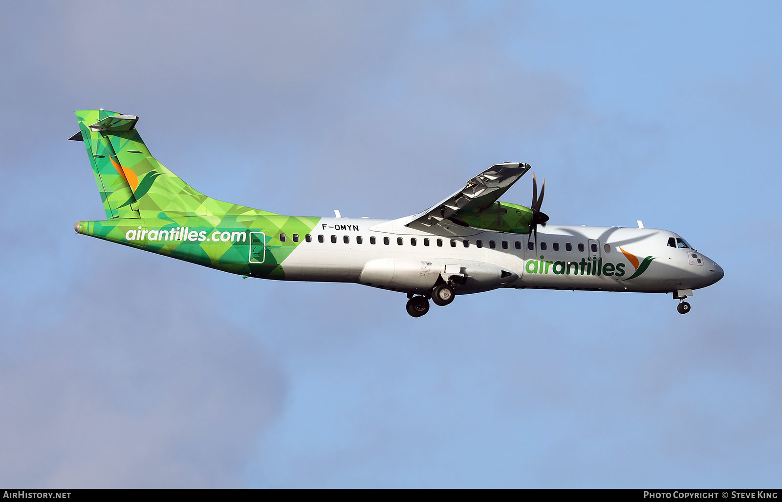 Aircraft Photo of F-OMYN | ATR ATR-72-600 (ATR-72-212A) | Air Antilles Express | AirHistory.net #471292