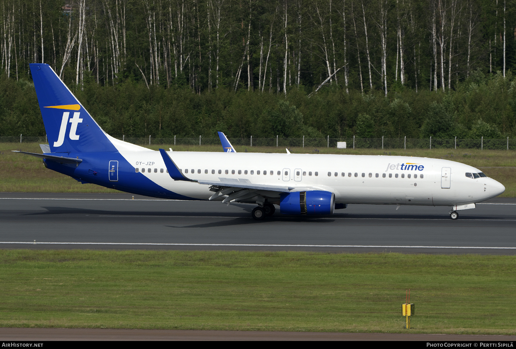 Aircraft Photo of OY-JZP | Boeing 737-8U3 | Jettime | AirHistory.net #471322