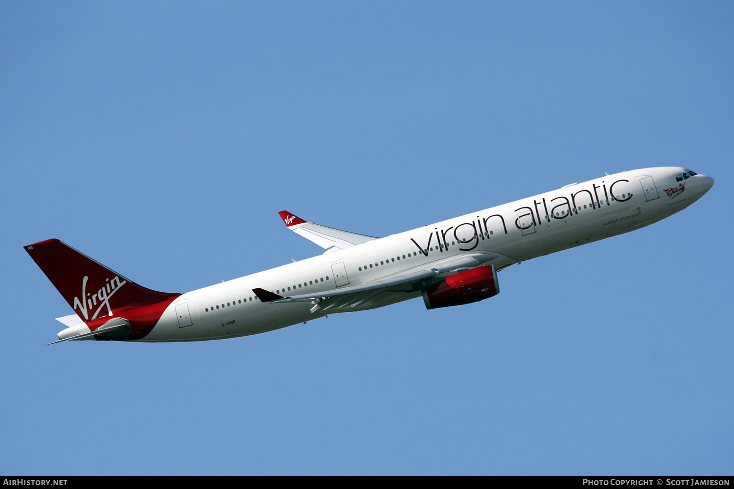 Aircraft Photo of G-VINE | Airbus A330-343 | Virgin Atlantic Airways | AirHistory.net #471323