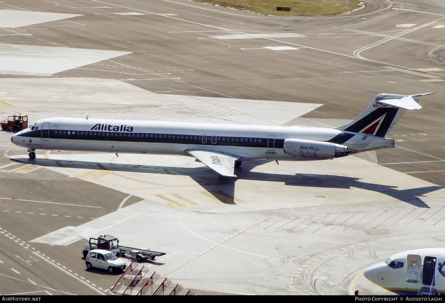 Aircraft Photo of I-DANU | McDonnell Douglas MD-82 (DC-9-82) | Alitalia | AirHistory.net #471332
