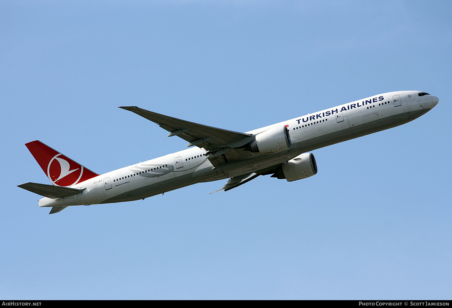 Aircraft Photo of VT-JEP | Boeing 777-35R/ER | Turkish Airlines | AirHistory.net #471333