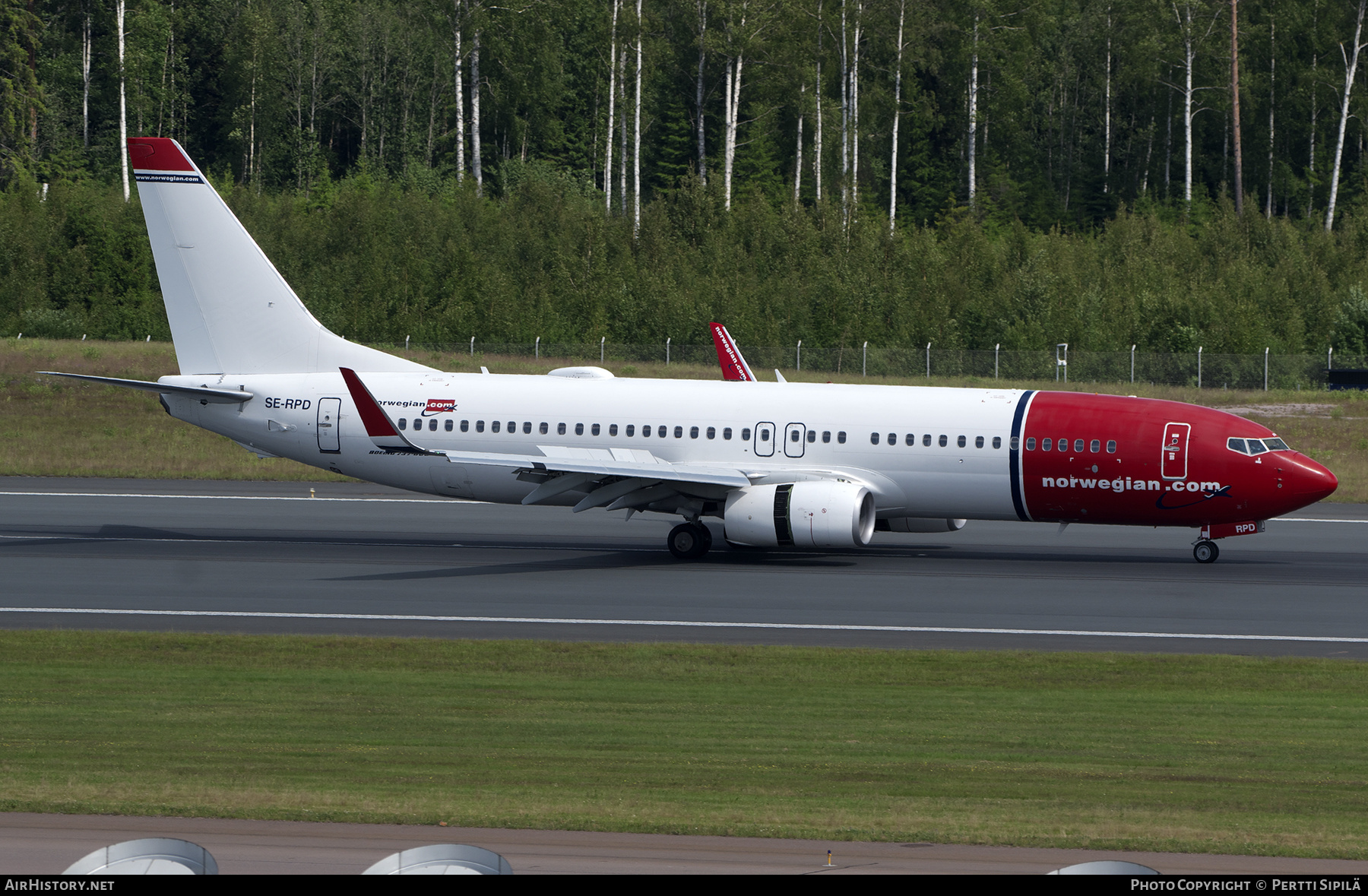 Aircraft Photo of SE-RPD | Boeing 737-8JP | Norwegian | AirHistory.net #471352