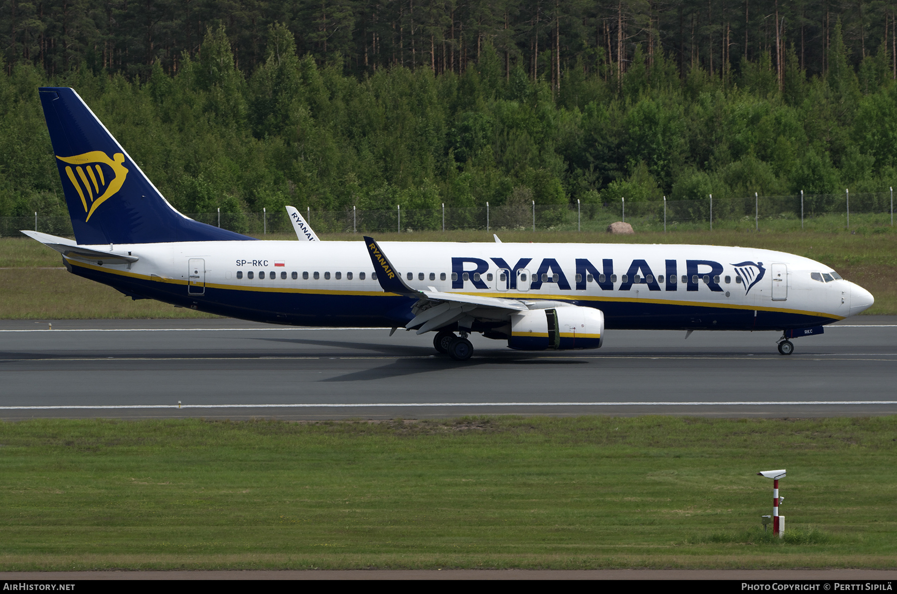 Aircraft Photo of SP-RKC | Boeing 737-8AS | Ryanair | AirHistory.net #471355