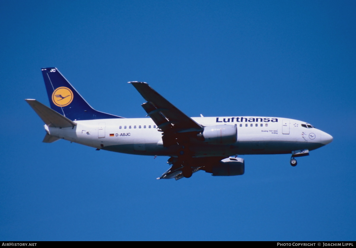 Aircraft Photo of D-ABJC | Boeing 737-530 | Lufthansa | AirHistory.net #471401
