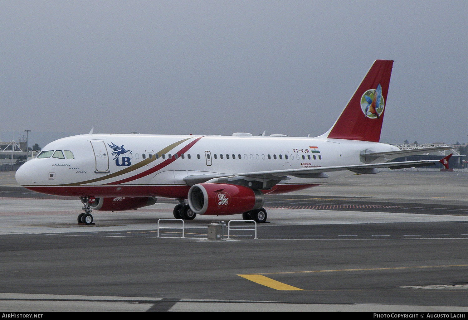 Aircraft Photo of VT-VJM | Airbus ACJ319 (A319-133/CJ) | UB Group - United Breweries | AirHistory.net #471407