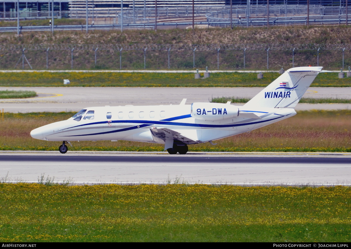 Aircraft Photo of 9A-DWA | Cessna 525A CitationJet CJ2+ | WinAir | AirHistory.net #471438