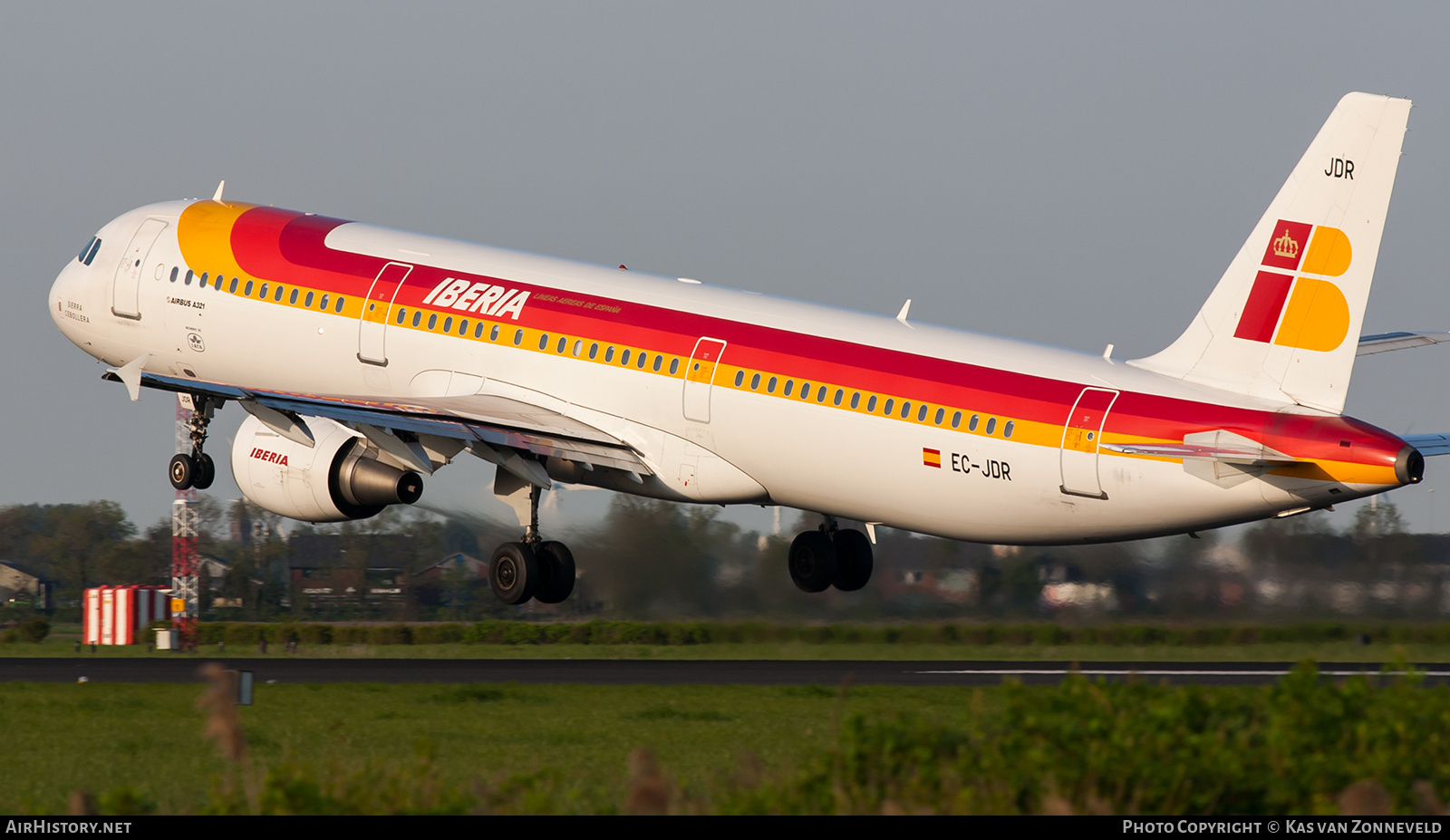 Aircraft Photo of EC-JDR | Airbus A321-213 | Iberia | AirHistory.net #471455
