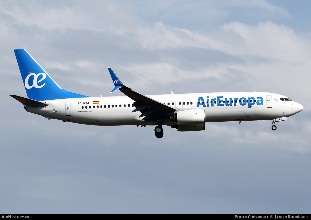 Aircraft Photo of EC-NVJ | Boeing 737-8K5 | Air Europa | AirHistory.net #471506