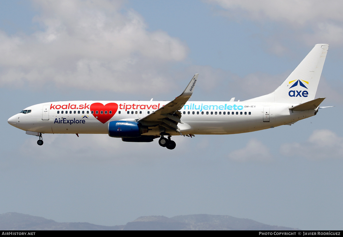 Aircraft Photo of OM-IEX | Boeing 737-8BK | AirExplore - Axe | AirHistory.net #471538