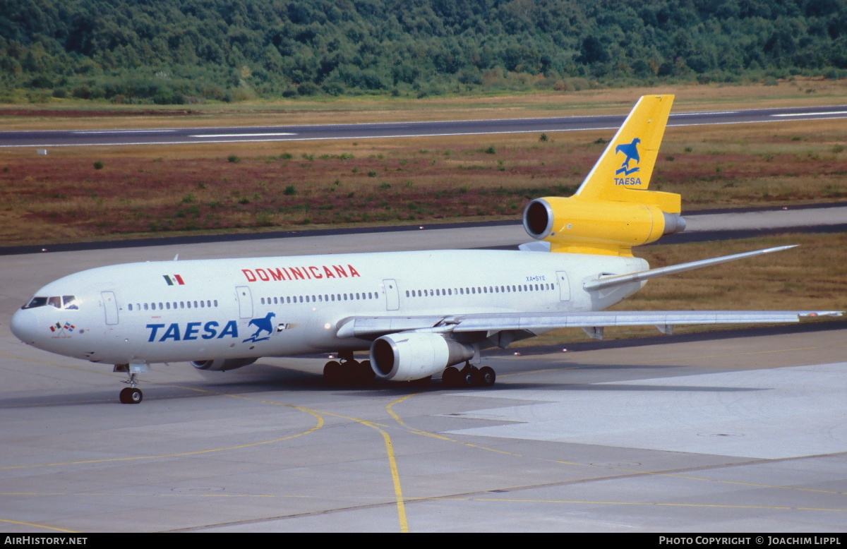 Aircraft Photo of XA-SYE | McDonnell Douglas DC-10-30 | TAESA - Transportes Aéreos Ejecutivos | AirHistory.net #471598
