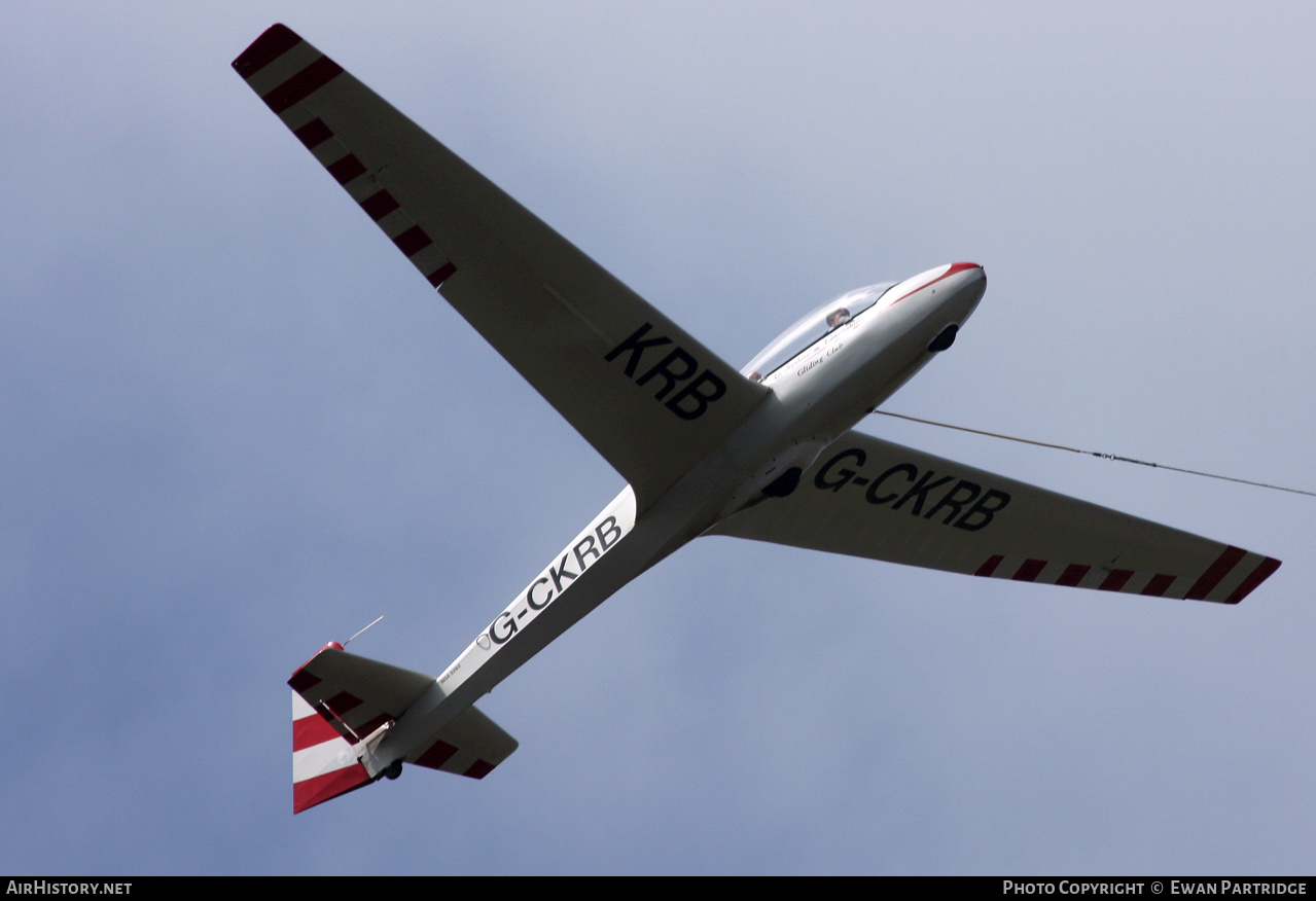 Aircraft Photo of G-CKRB | Schleicher ASK-13 | Derbyshire and Lancashire Gliding Club | AirHistory.net #471636
