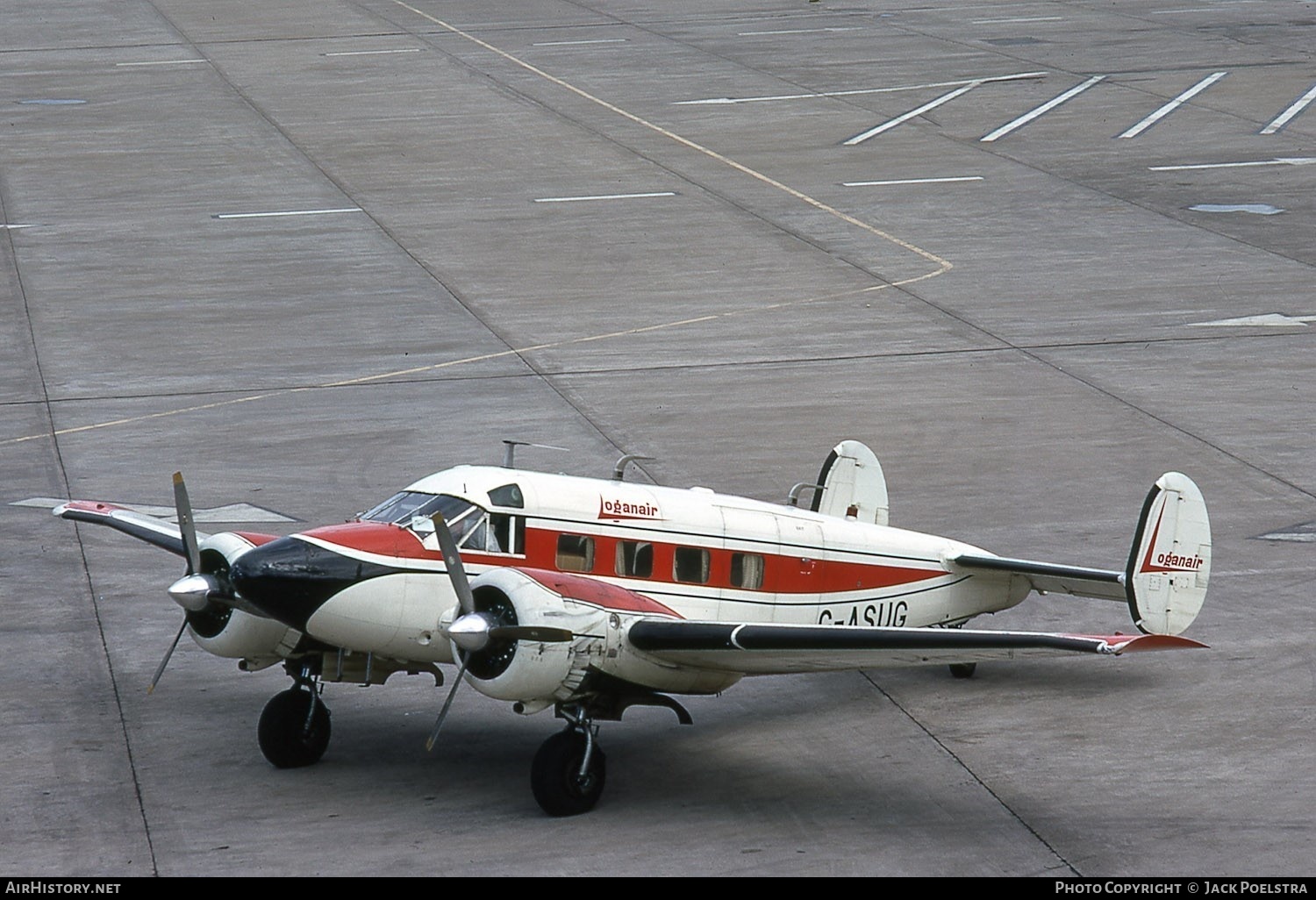 Aircraft Photo of G-ASUG | Beech E18S-9700 | Loganair | AirHistory.net #471691