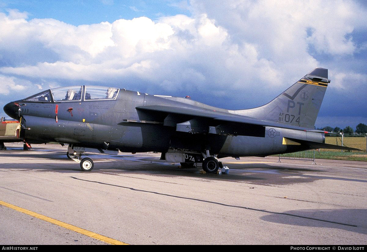 Aircraft Photo of 81-0074 / AF81-074 | Vought A-7K Corsair II | USA - Air Force | AirHistory.net #471716