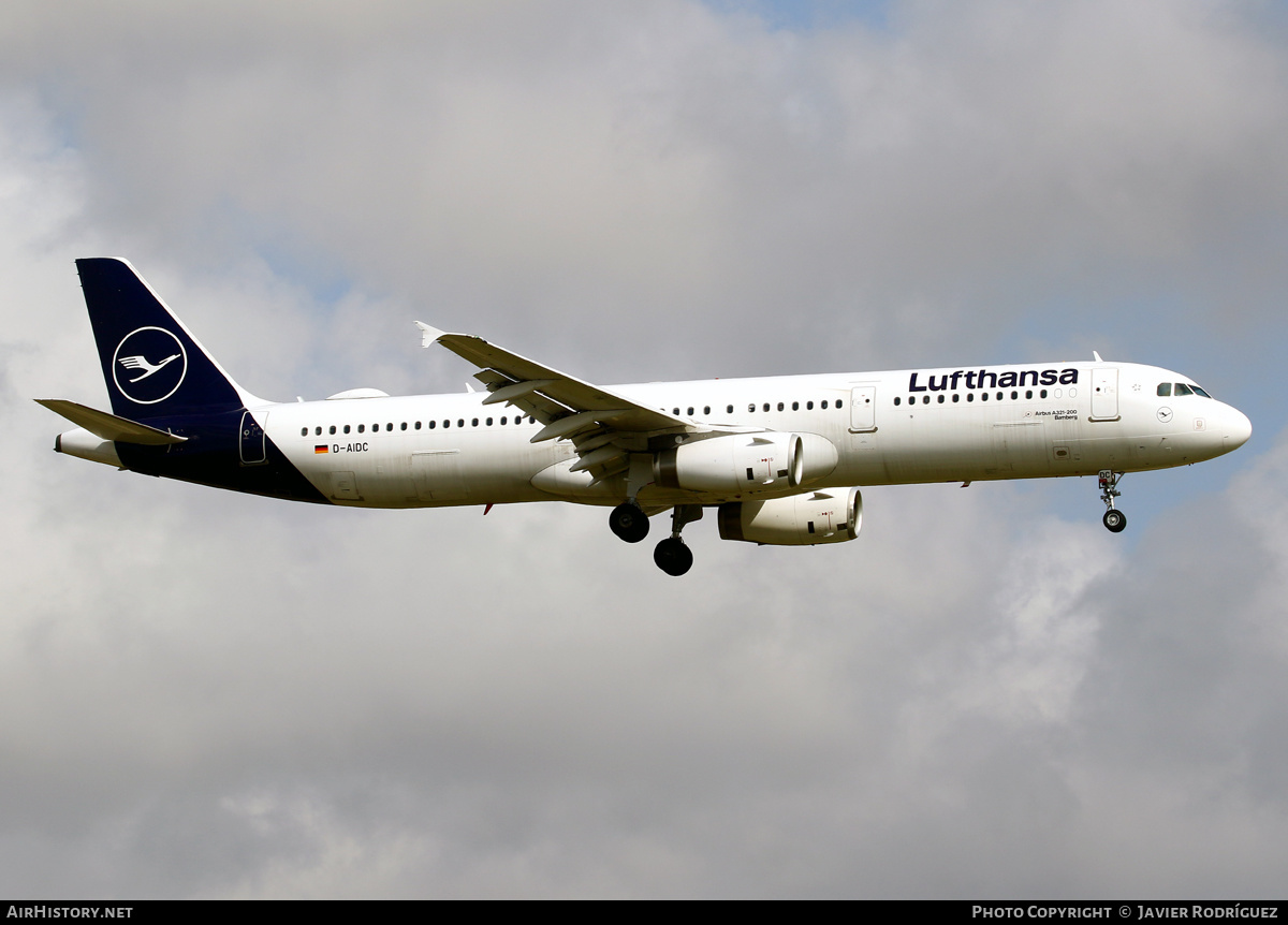 Aircraft Photo of D-AIDC | Airbus A321-231 | Lufthansa | AirHistory.net #471726