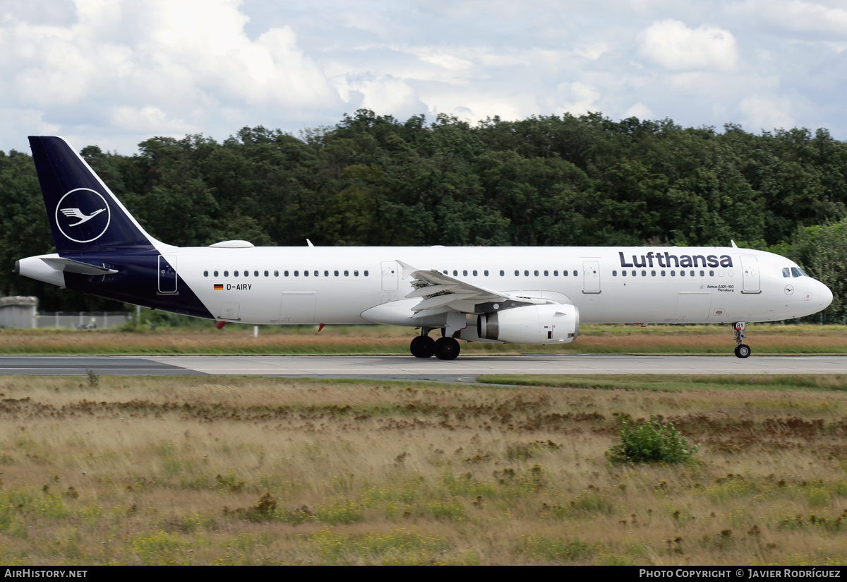 Aircraft Photo of D-AIRY | Airbus A321-131 | Lufthansa | AirHistory.net #471727