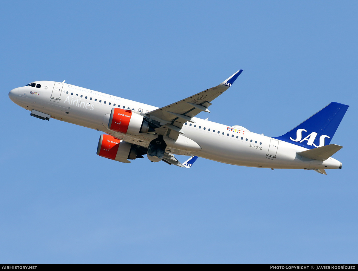 Aircraft Photo of SE-DYC | Airbus A320-251N | Scandinavian Airlines - SAS | AirHistory.net #471738