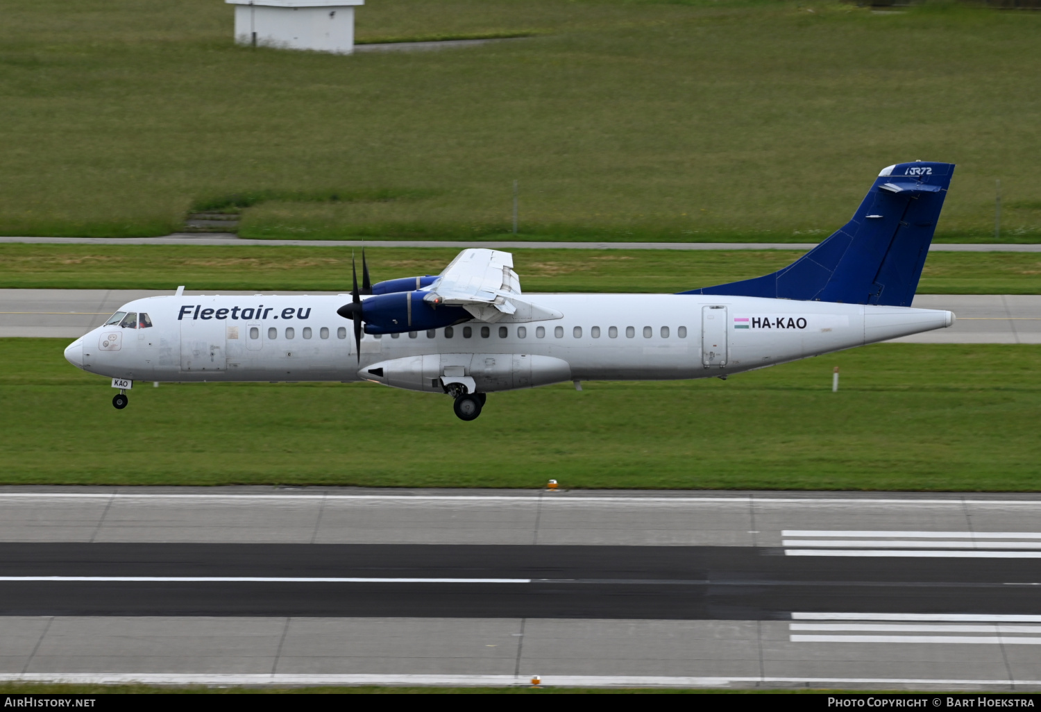Aircraft Photo of HA-KAO | ATR ATR-72-202/F | Fleet Air | AirHistory.net #471744