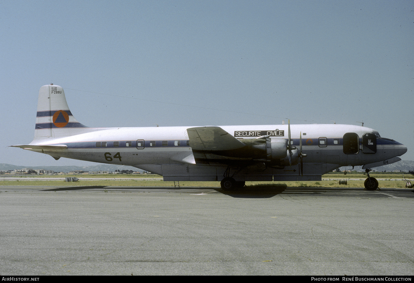 Aircraft Photo of F-ZBBU | Douglas DC-6B/AT | Sécurité Civile | AirHistory.net #471751