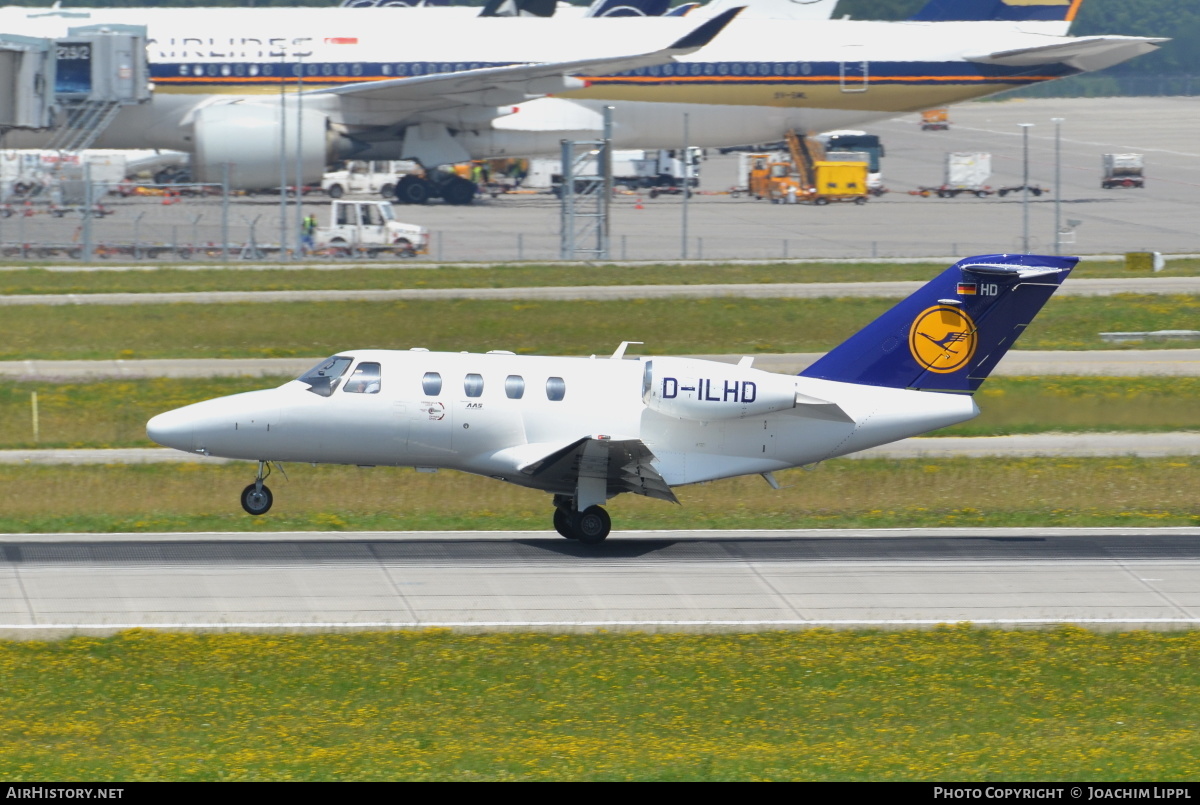 Aircraft Photo of D-ILHD | Cessna 525 CitationJet CJ1+ | Lufthansa Flight Training | AirHistory.net #471765