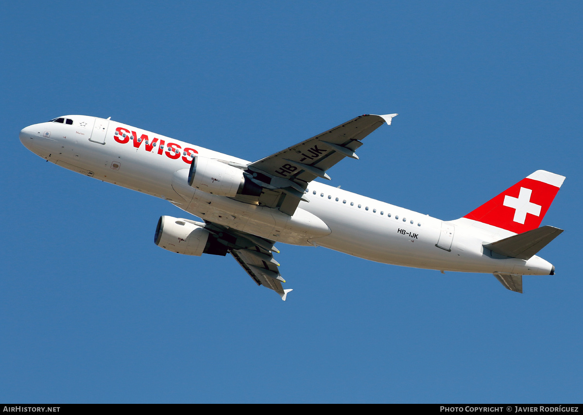 Aircraft Photo of HB-IJK | Airbus A320-214 | Swiss International Air Lines | AirHistory.net #471776