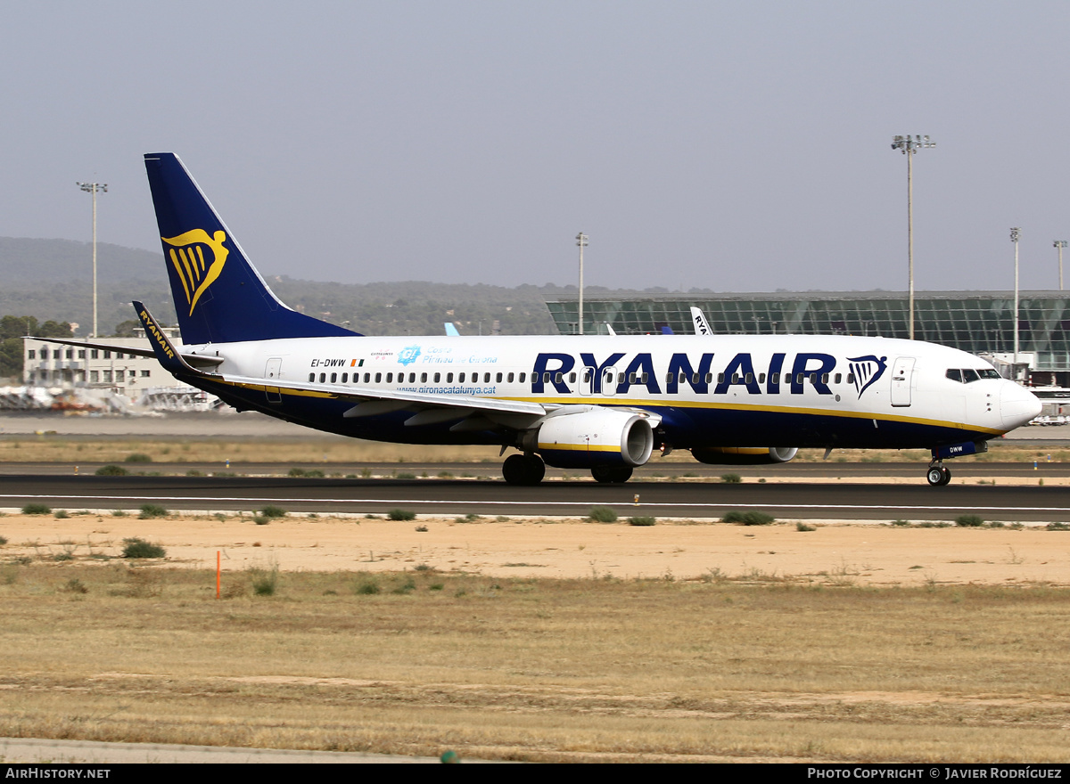 Aircraft Photo of EI-DWW | Boeing 737-8AS | Ryanair | AirHistory.net #471797
