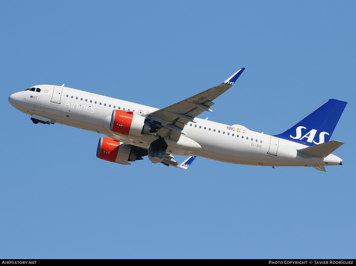 Aircraft Photo of EI-SIG | Airbus A320-251N | Scandinavian Airlines - SAS | AirHistory.net #471806