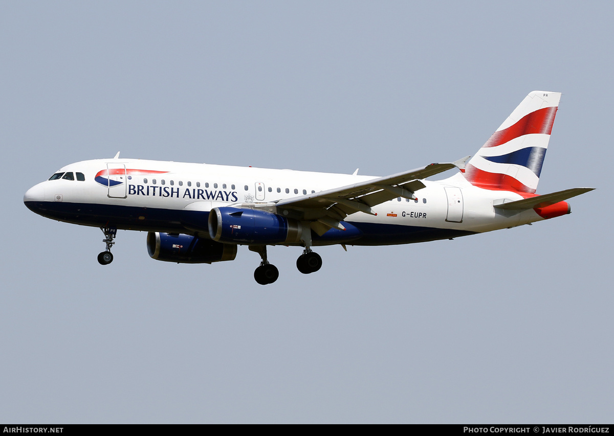 Aircraft Photo of G-EUPR | Airbus A319-131 | British Airways | AirHistory.net #471807