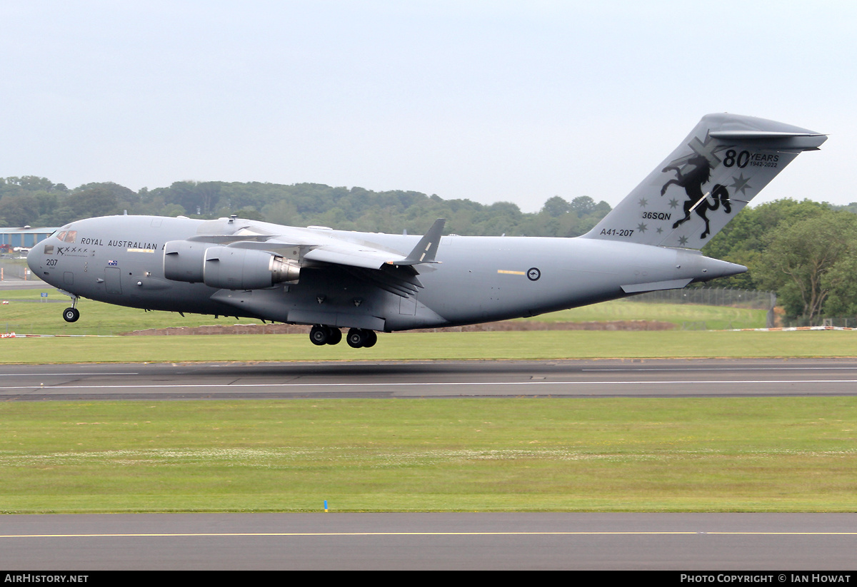 Aircraft Photo of A41-207 | Boeing C-17A Globemaster III | Australia - Air Force | AirHistory.net #471813