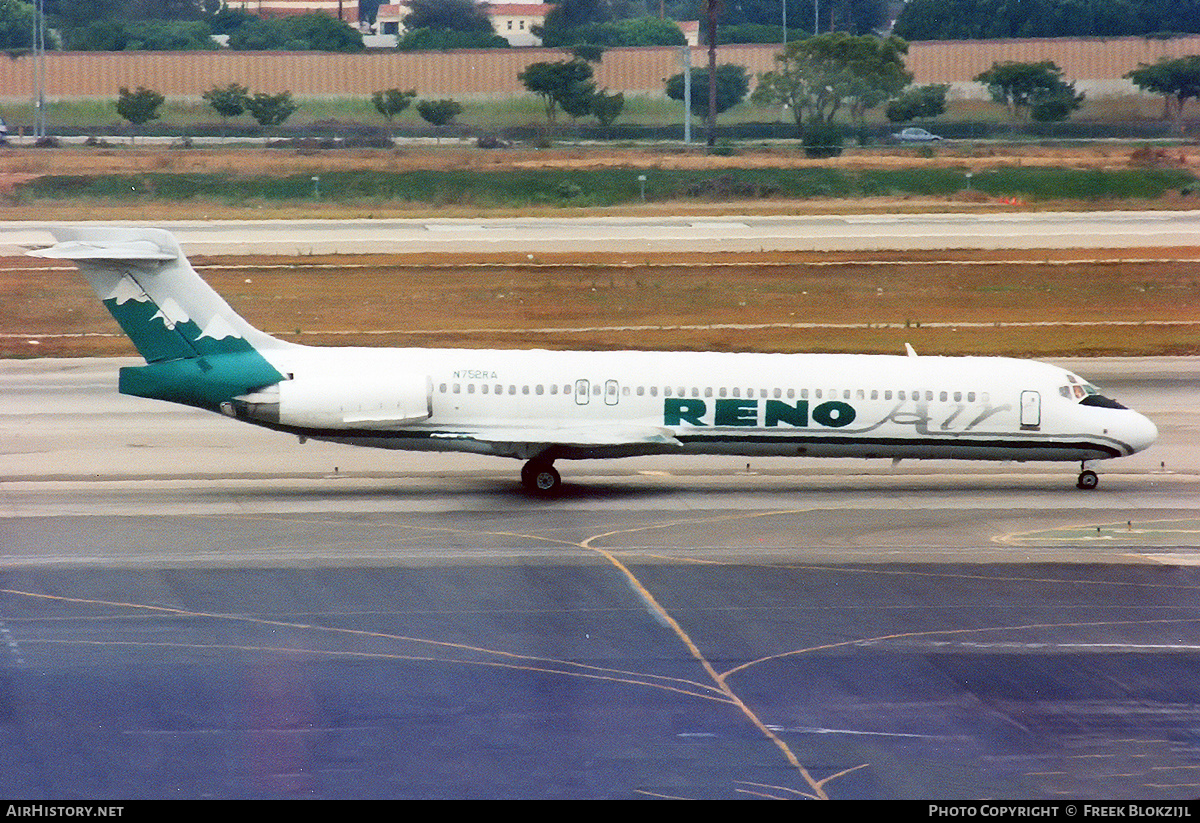 Aircraft Photo of N752RA | McDonnell Douglas MD-87 (DC-9-87) | Reno Air | AirHistory.net #471825