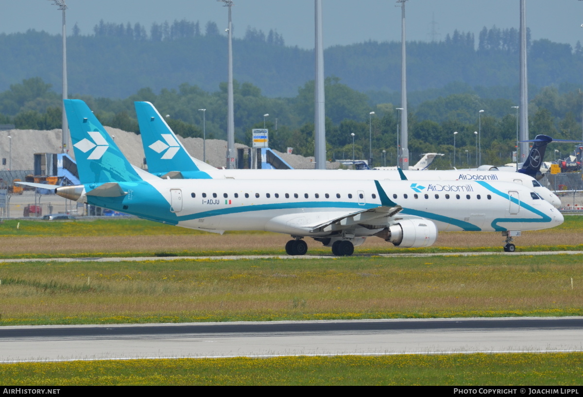 Aircraft Photo of I-ADJU | Embraer 195LR (ERJ-190-200LR) | Air Dolomiti | AirHistory.net #471828