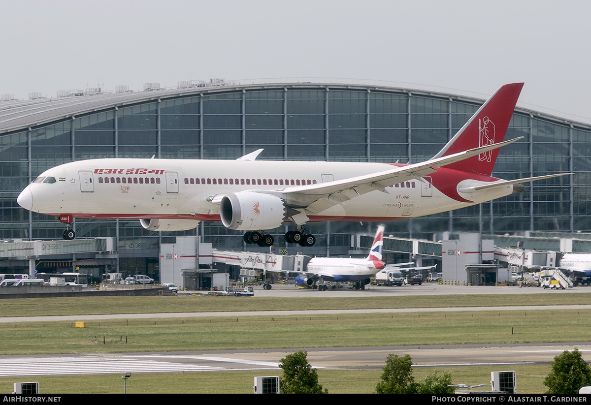 Aircraft Photo of VT-ANP | Boeing 787-8 Dreamliner | Air India | AirHistory.net #471848