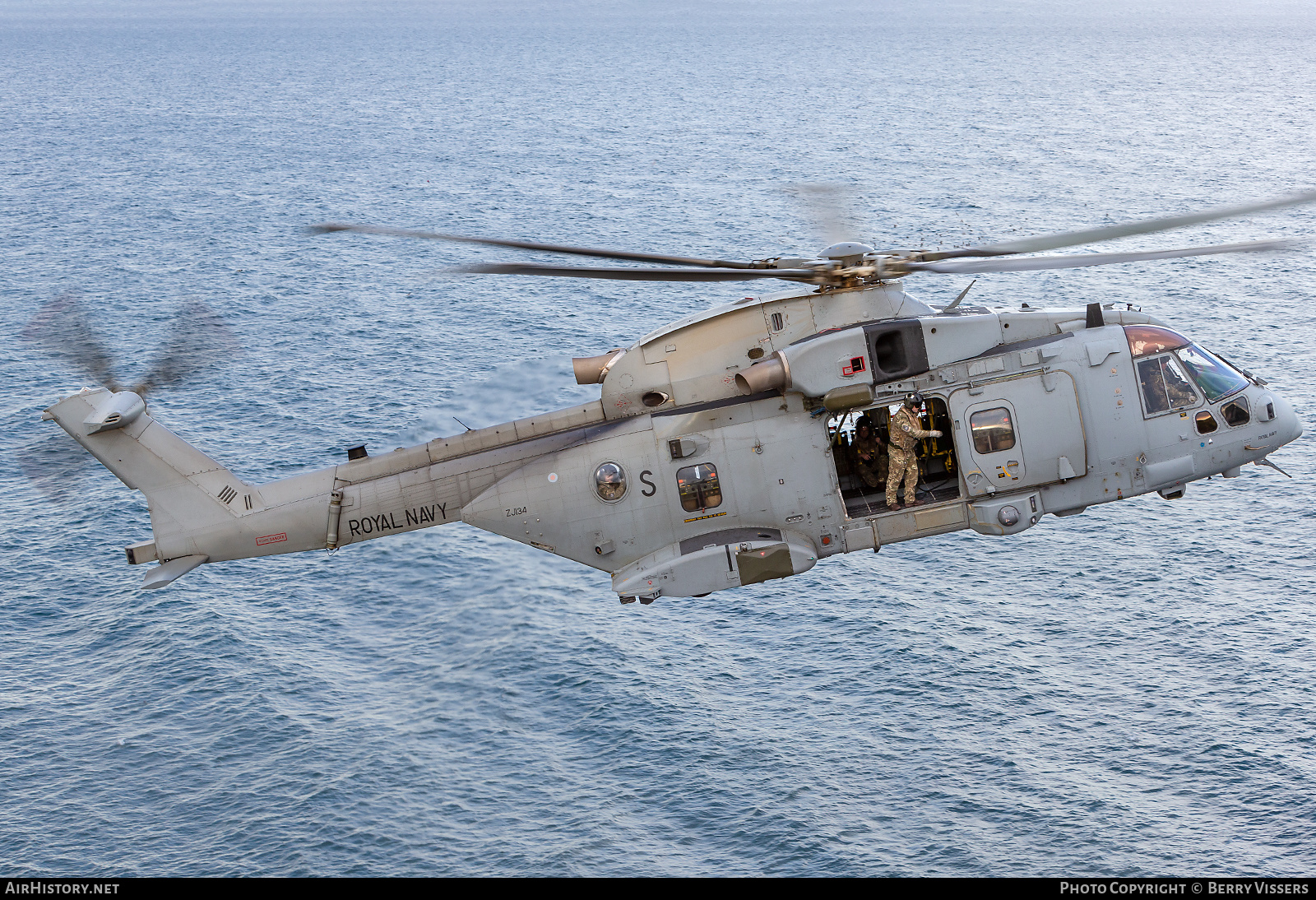 Aircraft Photo of ZJ134 | EHI EH101-411 Merlin HC4 | UK - Navy | AirHistory.net #471860