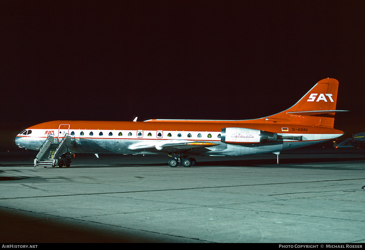 Aircraft Photo of D-ABAV | Sud SE-210 Caravelle 10B1R | SAT - Special Air Transport | AirHistory.net #471967
