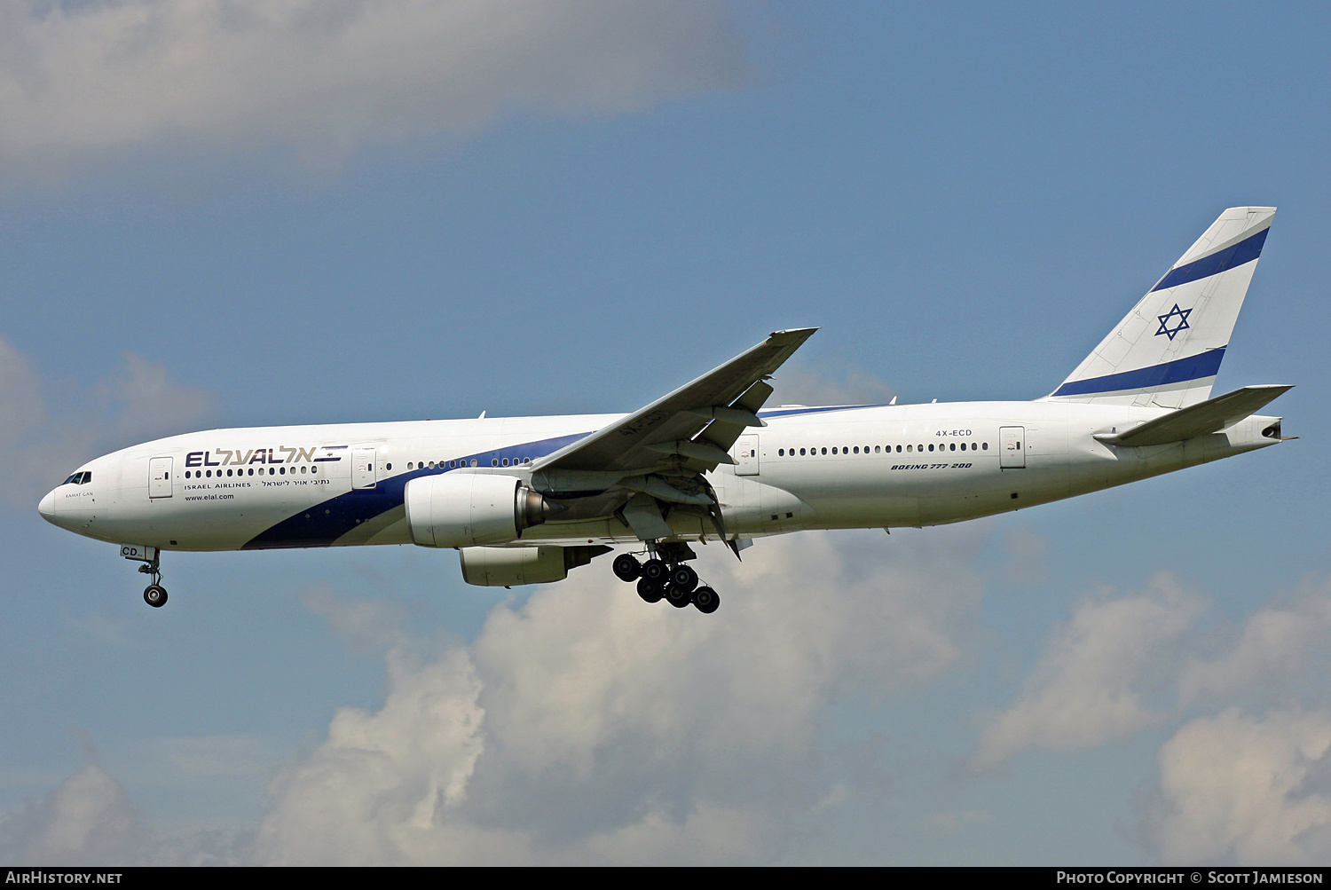 Aircraft Photo of 4X-ECD | Boeing 777-258/ER | El Al Israel Airlines | AirHistory.net #471980