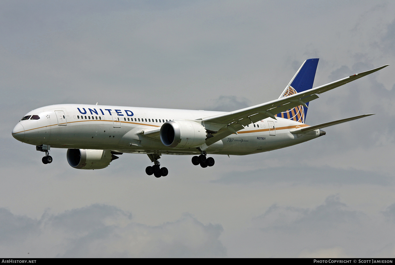 Aircraft Photo of N27901 | Boeing 787-8 Dreamliner | United Airlines | AirHistory.net #471987