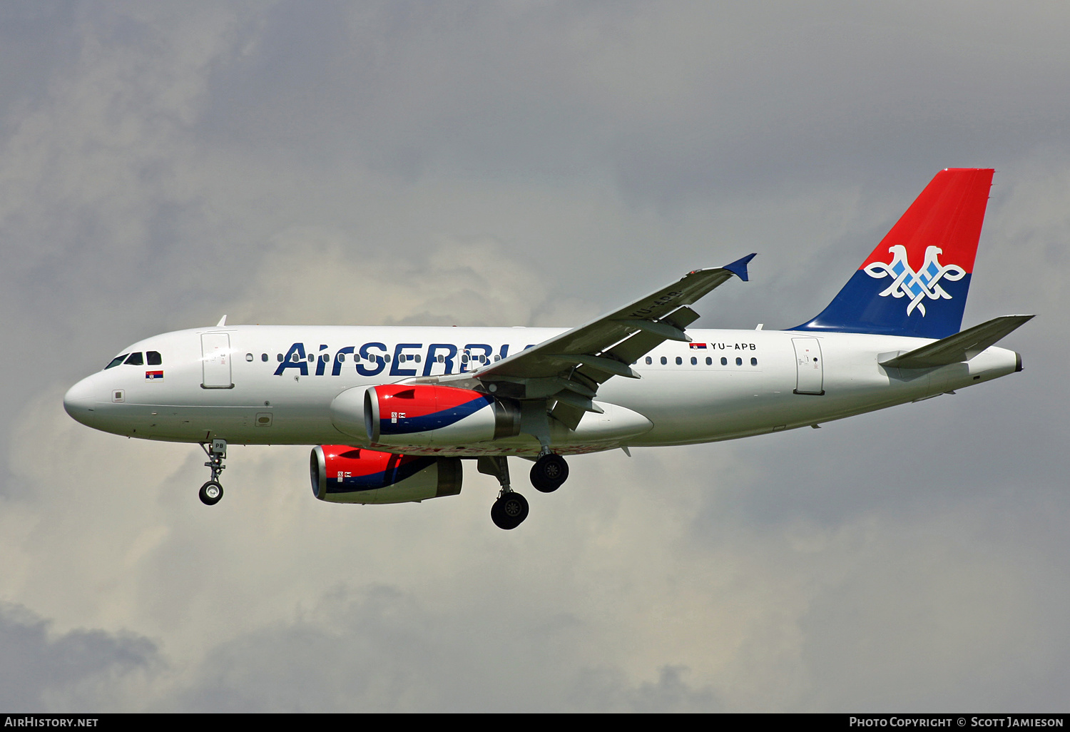 Aircraft Photo of YU-APB | Airbus A319-132 | Air Serbia | AirHistory.net #471988