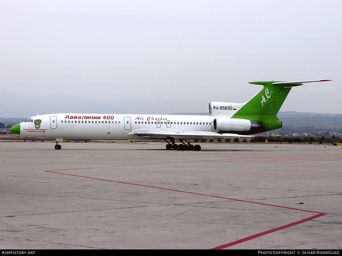 Aircraft Photo of RA-85650 | Tupolev Tu-154M | Airlines 400 Air Charter | AirHistory.net #471990