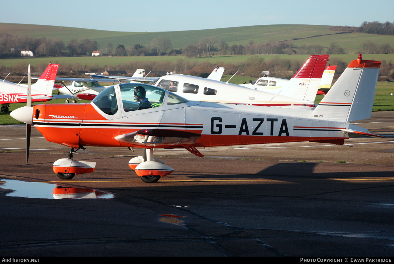 Aircraft Photo of G-AZTA | Bolkow BO-209 Monsun | AirHistory.net #472027