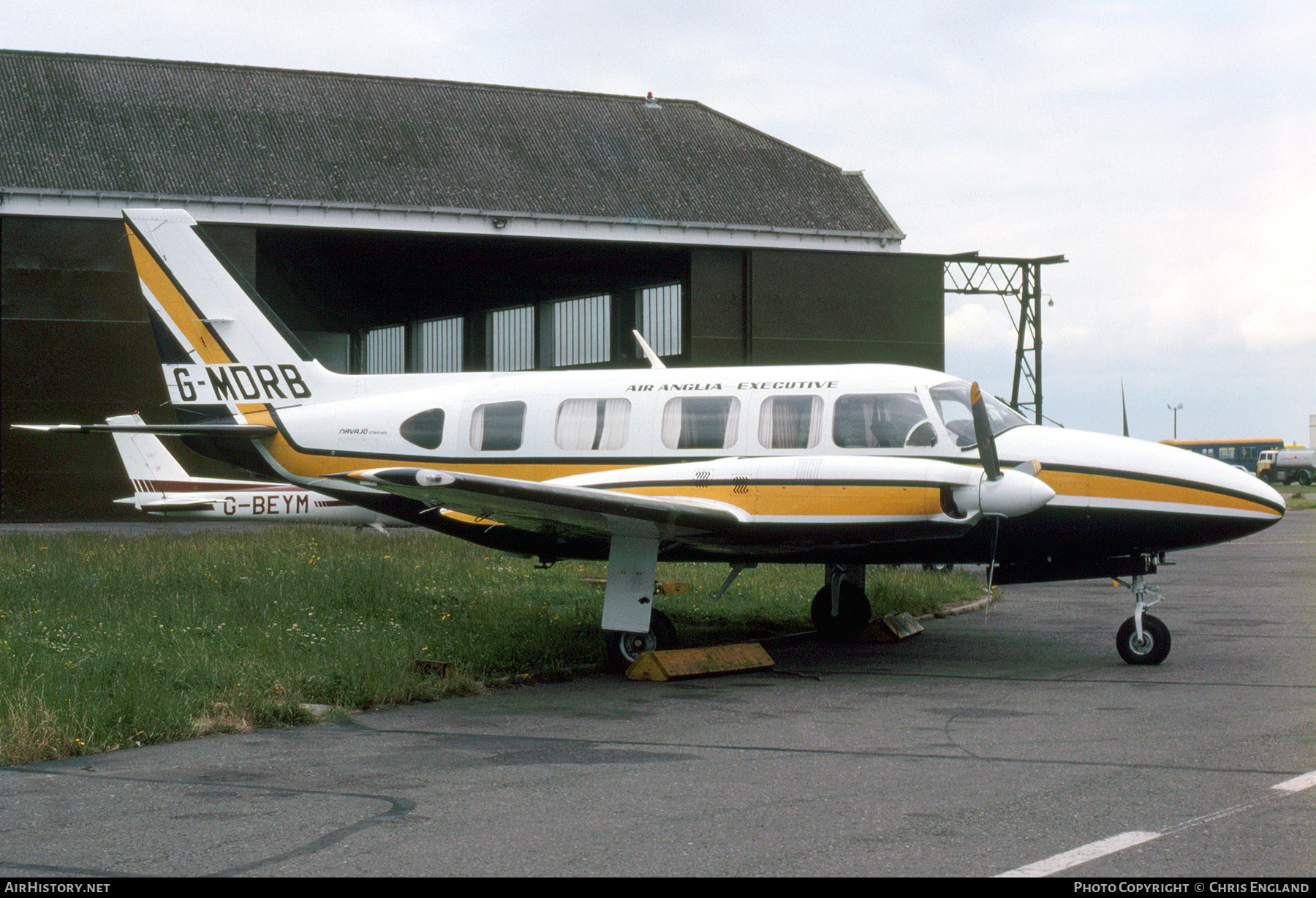 Aircraft Photo of G-MDRB | Piper PA-31-350 Navajo Chieftain | Air Anglia Executive | AirHistory.net #472044