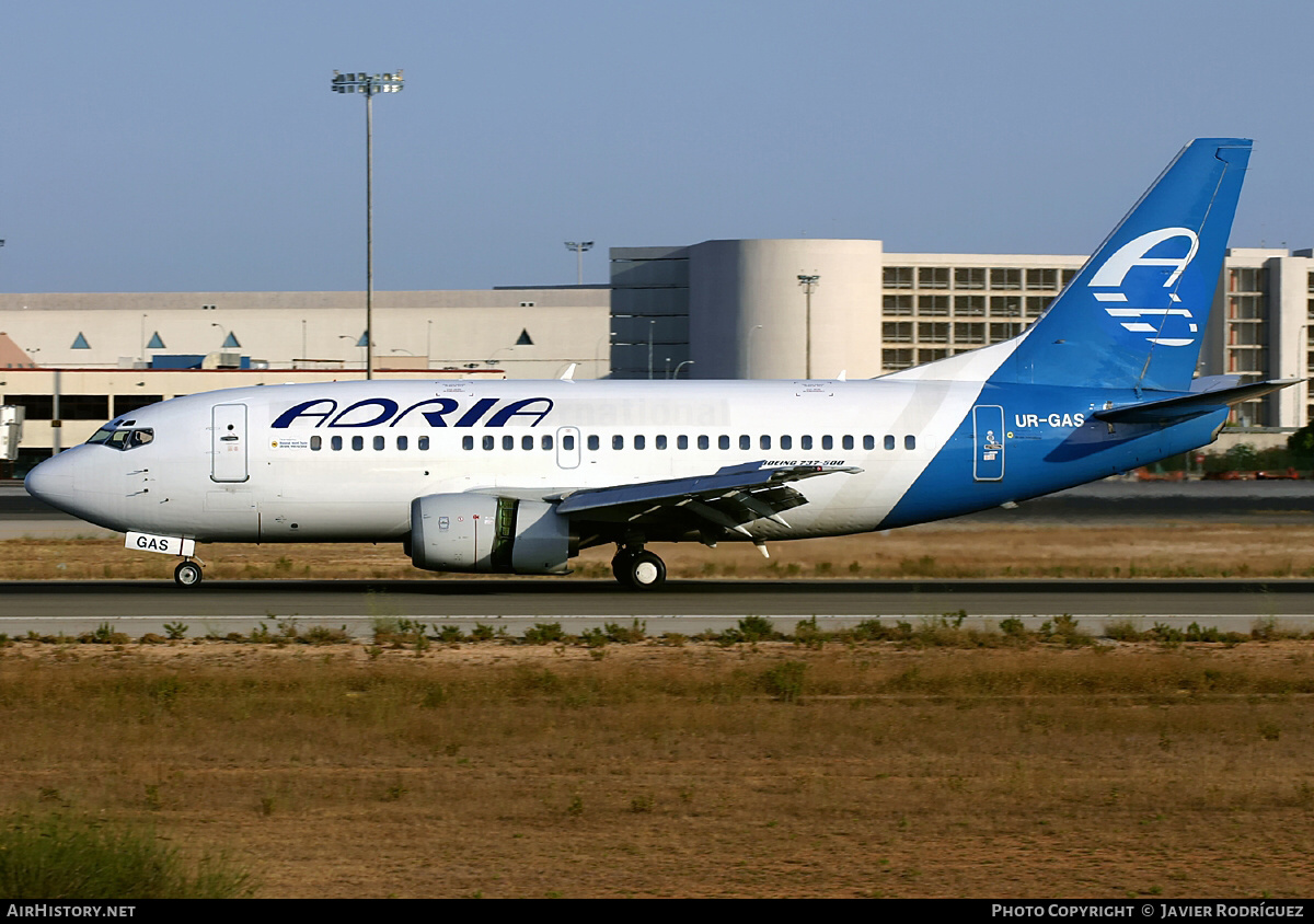 Aircraft Photo of UR-GAS | Boeing 737-528 | Adria Airways | AirHistory.net #472052