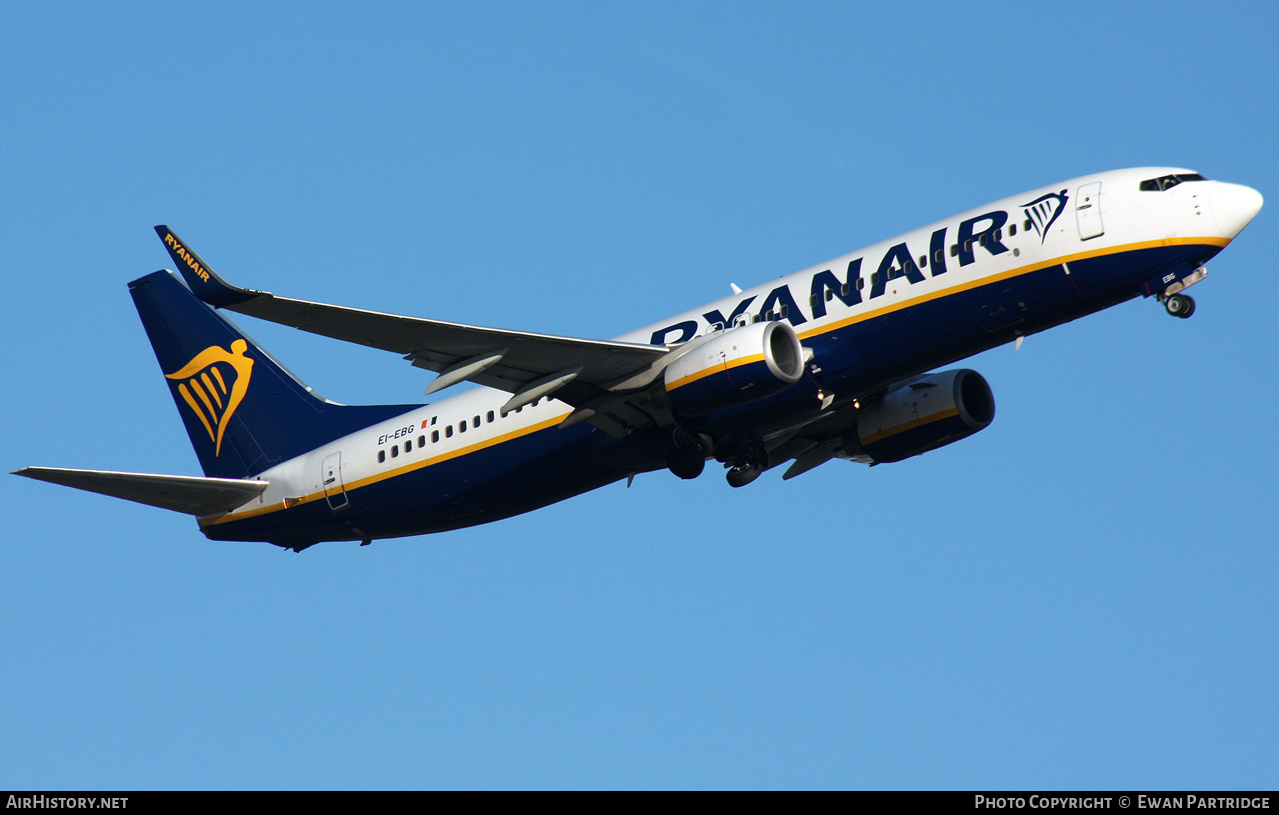 Aircraft Photo of EI-EBG | Boeing 737-8AS | Ryanair | AirHistory.net #472059