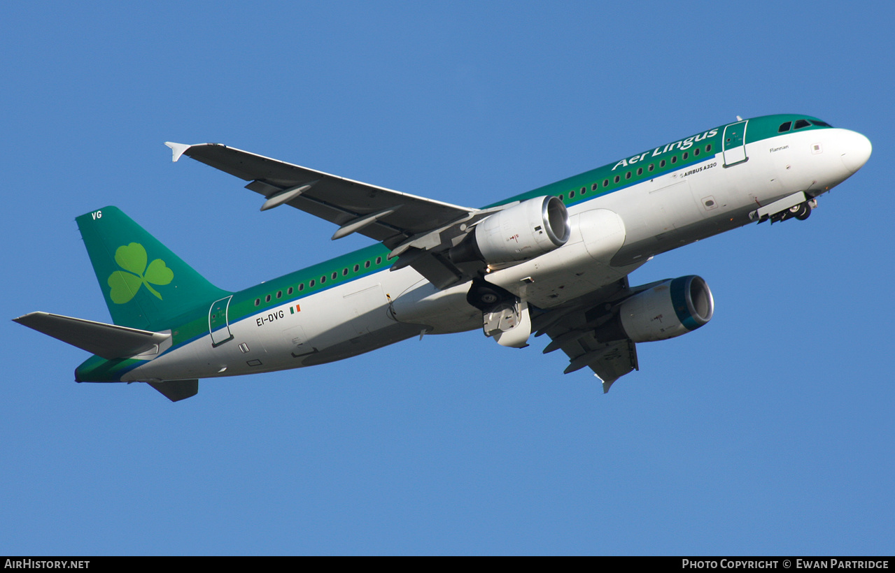 Aircraft Photo of EI-DVG | Airbus A320-214 | Aer Lingus | AirHistory.net #472060
