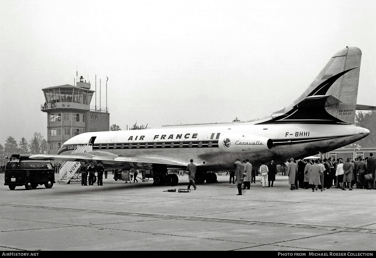 Aircraft Photo of F-BHHI | Sud-Est SE-210 Caravelle | Air France | AirHistory.net #472088